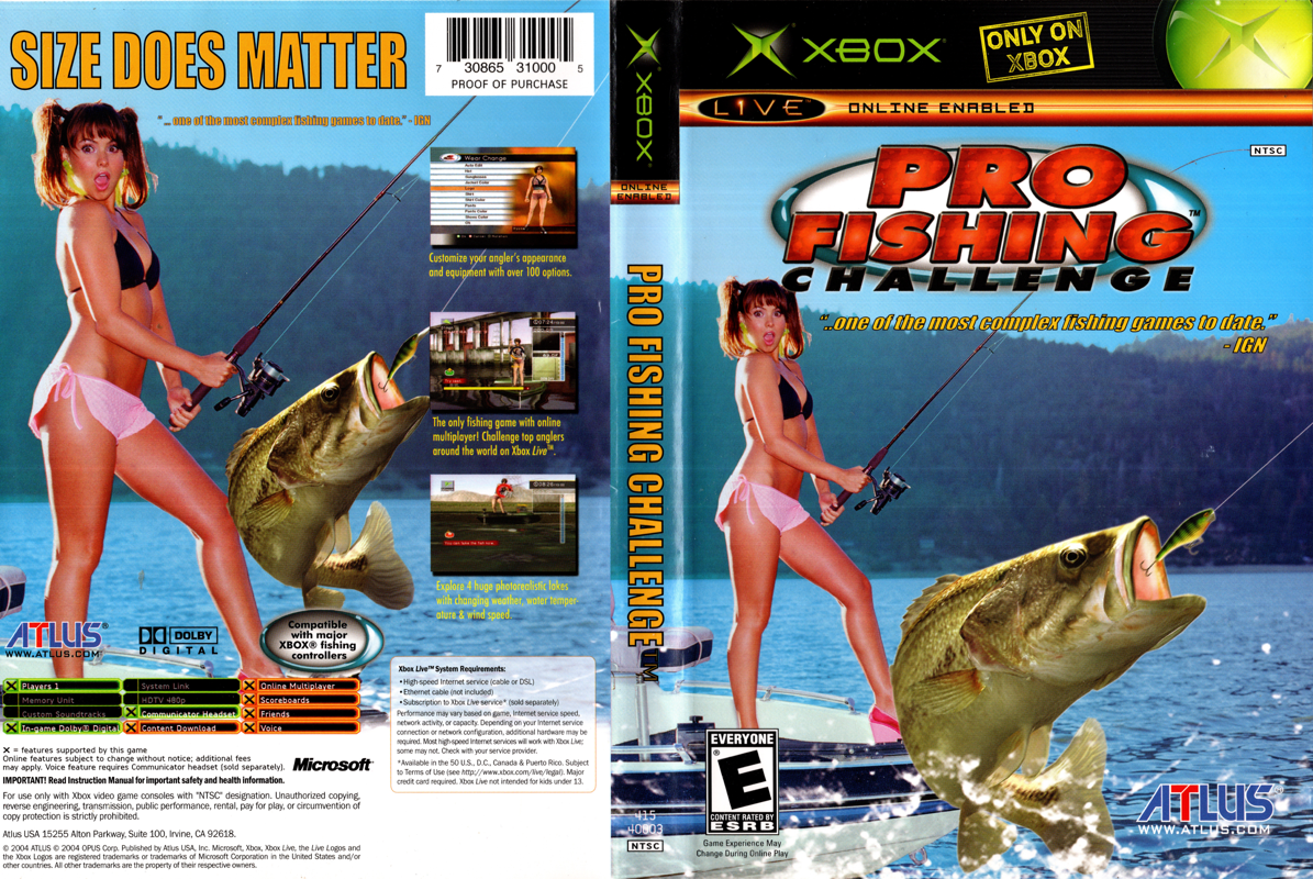 Pro Fishing Challenge box art for Xbox